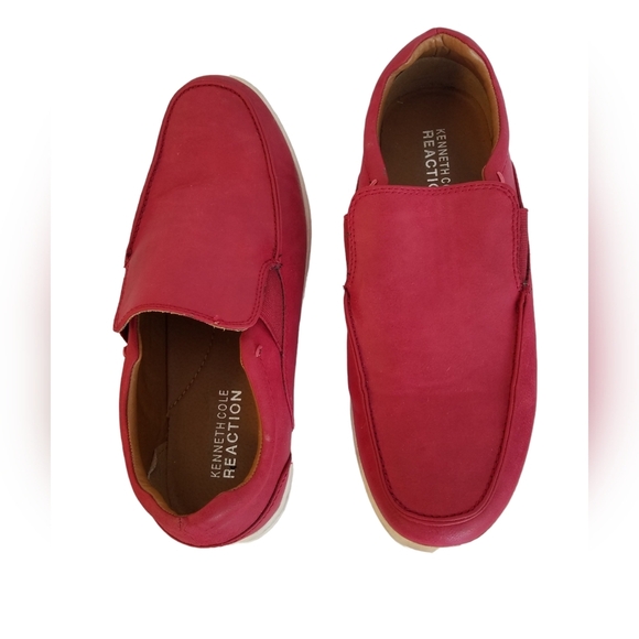 Kenneth Cole Reaction Men's Boat Shoe  Slip On Red Size 8 M - Picture 1 of 9